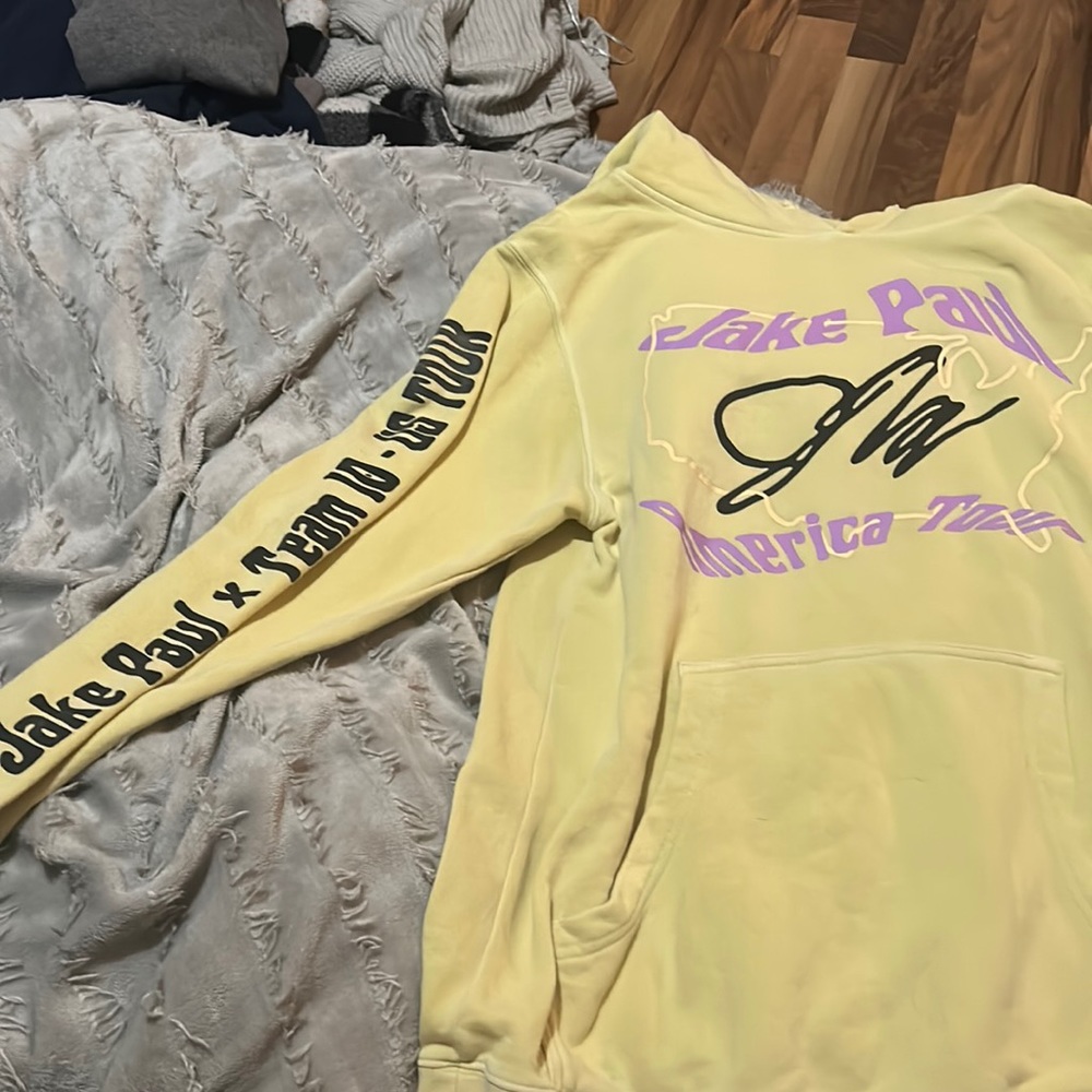 Yellow Jake Paul sweatshirt